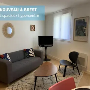 Appartement Jaures - Centre-ville - T3 Au Calme, Brest